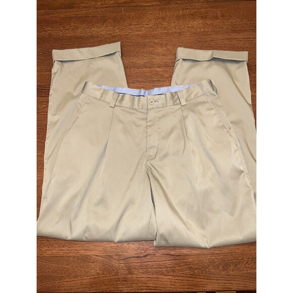 Nike Golf Pants Mens 30x30 Khaki Dri-FIT Standard Fit Stretch Performance - Picture 9 of 9